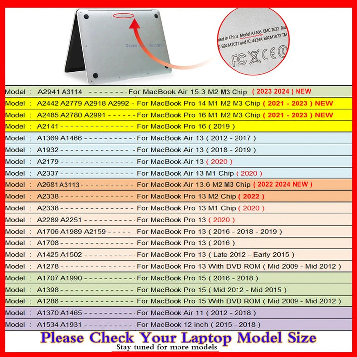 Case For Macbook Pro 14 Air 13 M1 M2