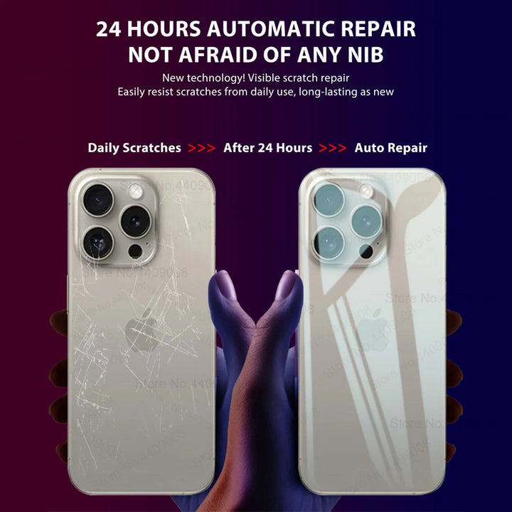 Cover Back Protector For Apple iPhone 15 14 13 Clear Stickers