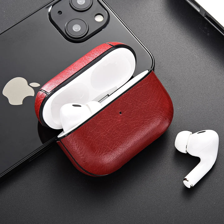 Leather Hard Plastic Cover for AirPods Pro 2 Case for AirPods Pro2 Pro 2nd GEN Funda For AirPod 3 Pro 2023 Case Headphone Coque